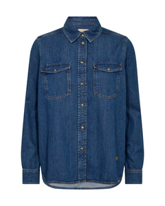 Natalie Denim Shirt - Blue