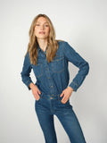 Natalie Denim Shirt - Blue