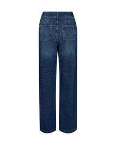 Candia Peach Jeans - Dark Blue