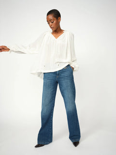 Candia Peach Jeans - Dark Blue