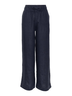 Immi Linen Pants - Navy