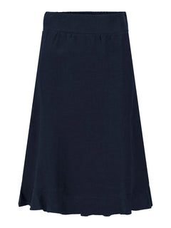 Franca Linen Skirt - Navy