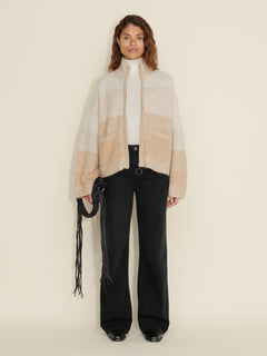 Tine Knit Cardigan - Sand Mix