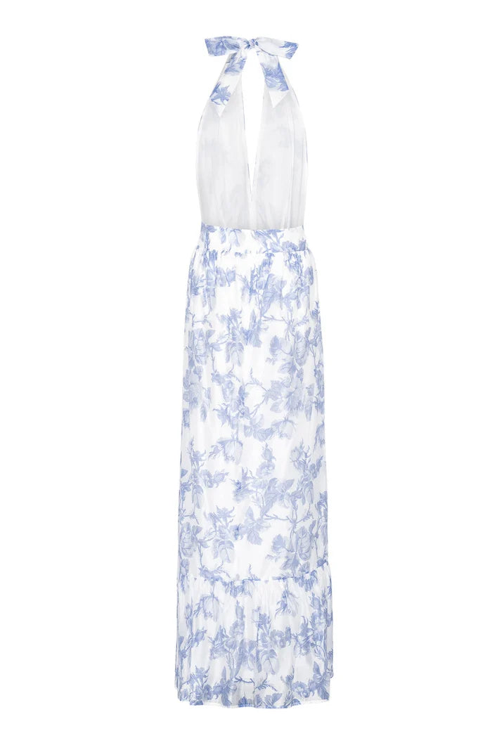 Tulip Maxi Dress - Bluebell Bliss