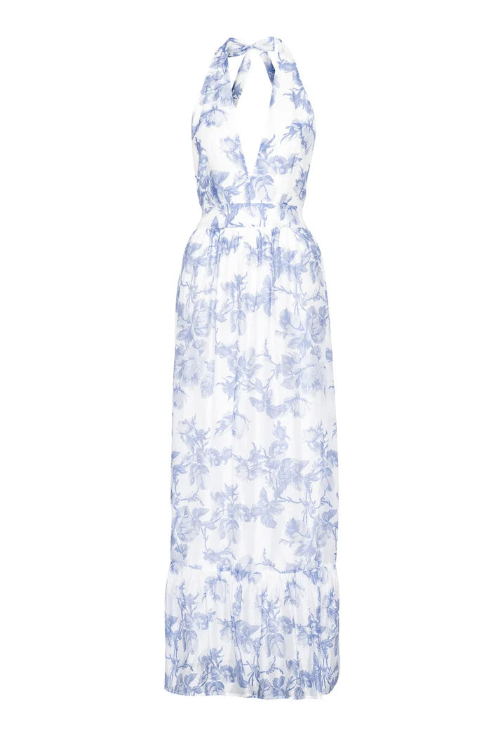 Tulip Maxi Dress - Bluebell Bliss