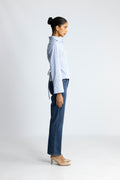 Clarida Stripe Shirt - Light Blue