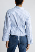 Clarida Stripe Shirt - Light Blue