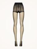 Individual 10 Control Top Tights - Black