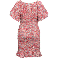 Rina Dress - Pink Print