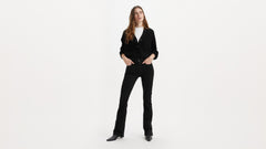 725 High Rise Bootcut  - Midnight Gaze - Black