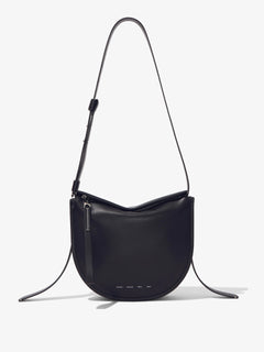 Medium Baxter Leather Bag - Black