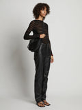 Medium Baxter Leather Bag - Black