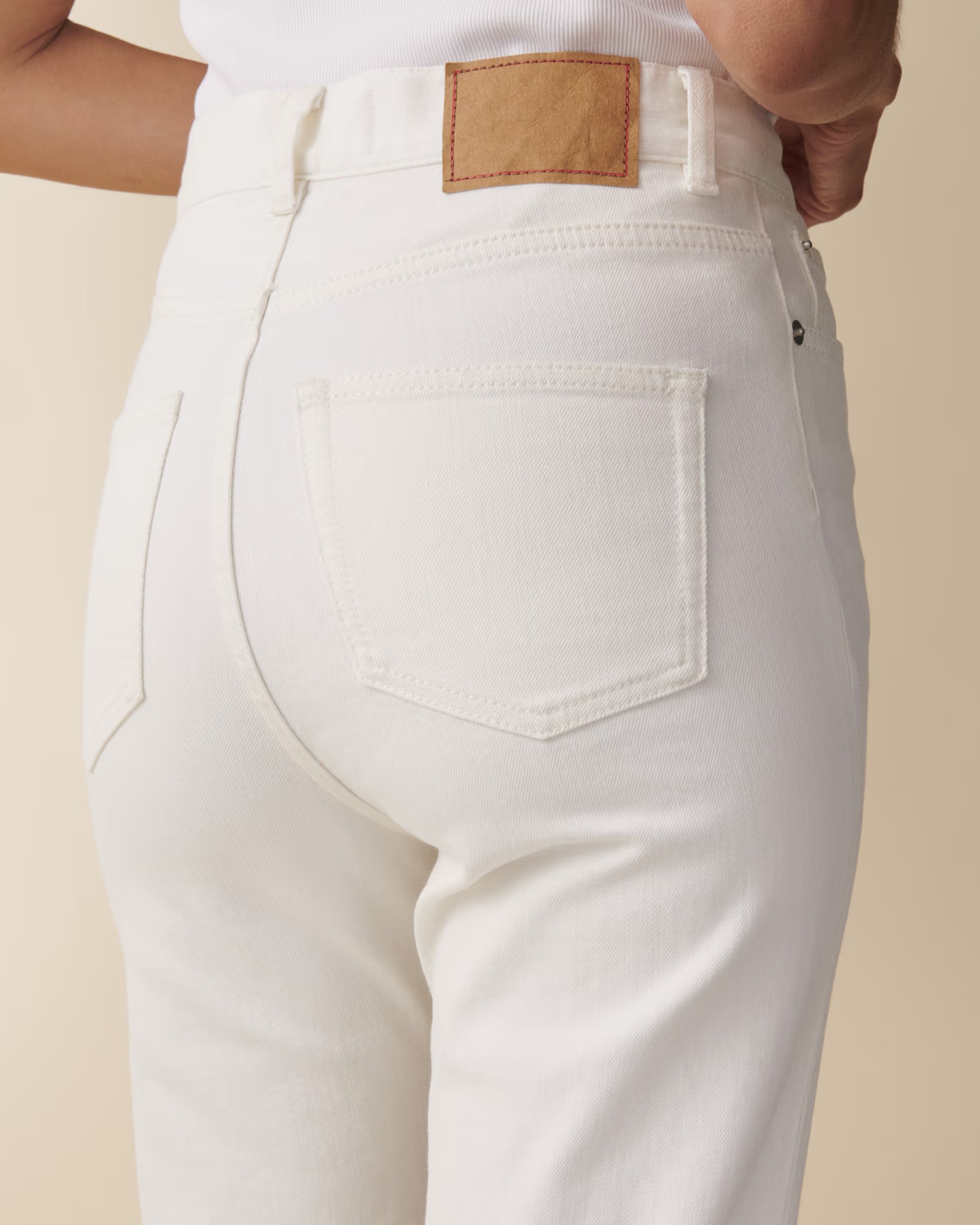 PW008 Pyramid Jeans - Natural White