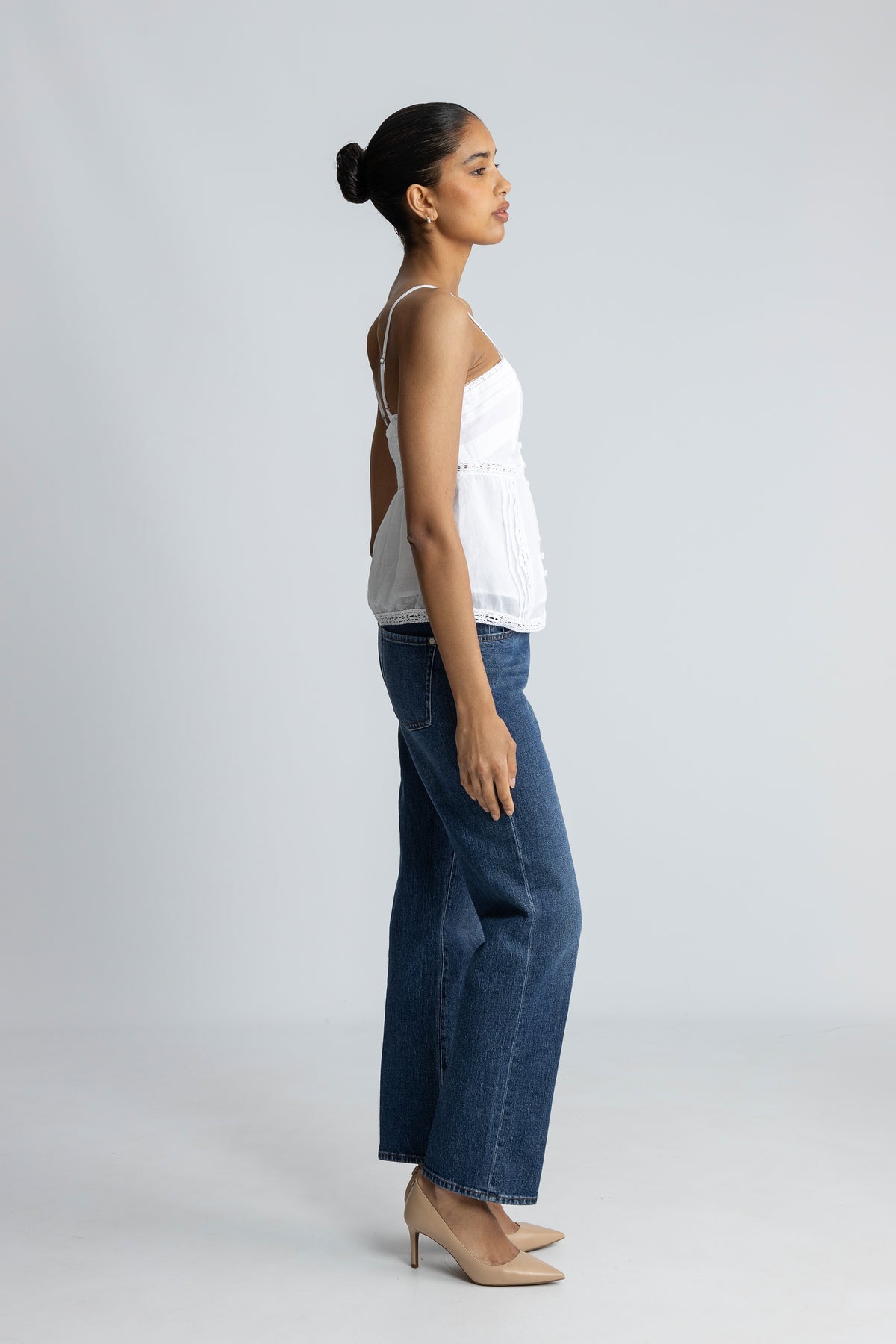 Nimissa S Voile Top - White