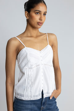 Nimissa S Voile Top - White