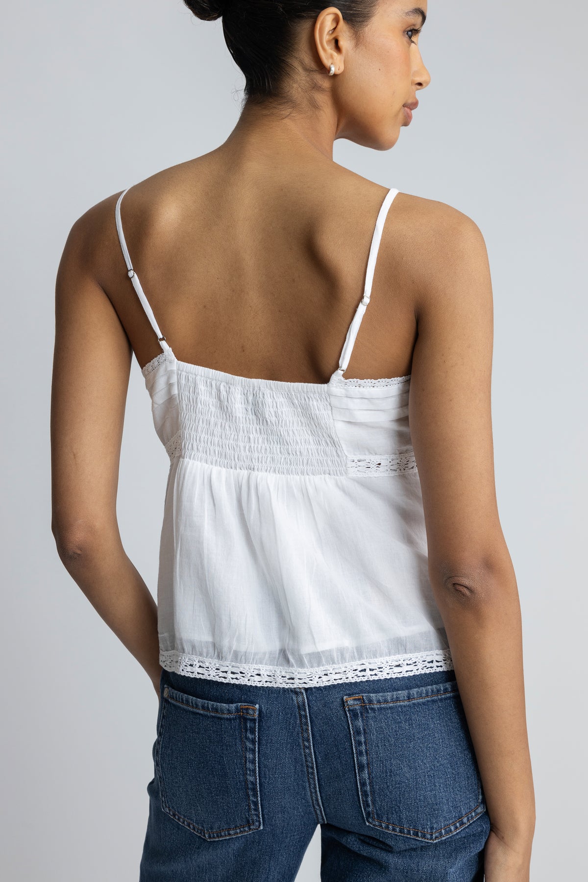 Nimissa S Voile Top - White