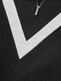 Voss Chevron Zip Up Women - Black