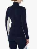 Voss Chevron Zipup Women - Navy Blue