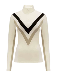 Voss Chevron Zipup Women - Off White