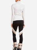 Voss Chevron Zipup Women - Off White