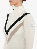 Voss Chevron Zipup Women - Off White