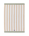 Block Striped Towel 30X50 - Moonbeam/White/Vintage