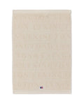 Velour Jacquard Logo Towel 50X70 - Moonbeam