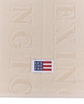 Velour Jacquard Logo Towel 50X70 - Moonbeam