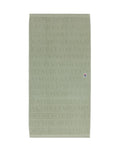 Velour Jacquard Logo Towel 50X70 - Vintage Green