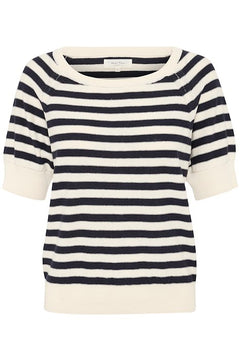 GlenniePW Pullover - Dark Navy Stripe