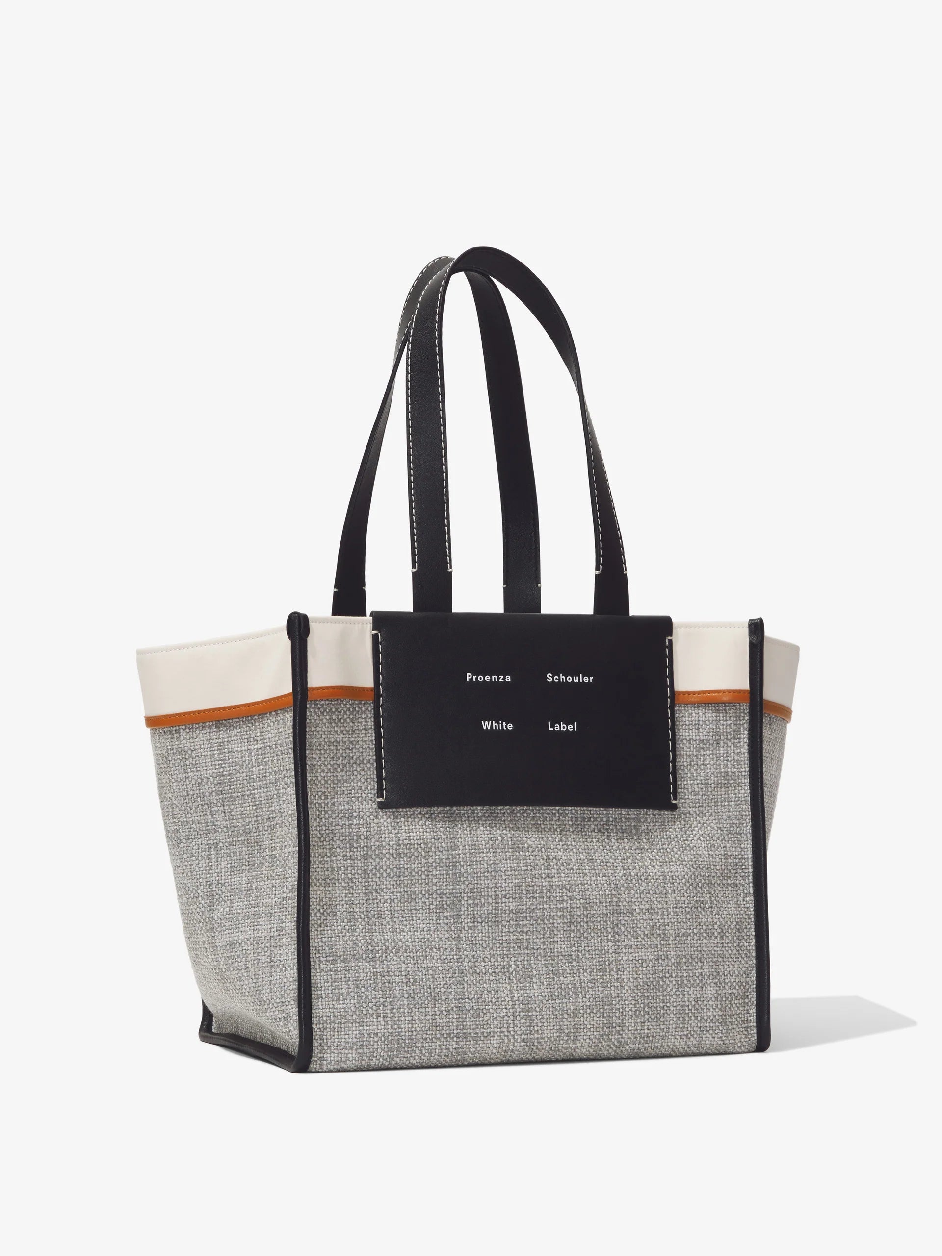 Large Morris Tweed Tote - Grey Melange