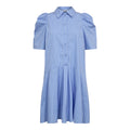 Micacc Stripe Ss Shirt Dress - Pale Blue