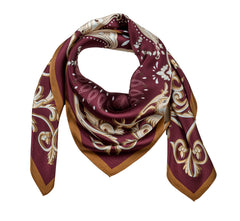 Lola Silk Scarf - Plum
