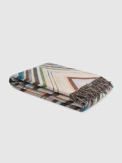 Chevron Throw - Brown Multicolor