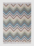 Chevron Throw - Brown Multicolor