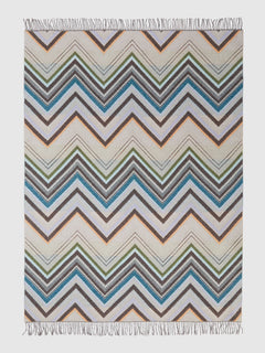 Chevron Throw - Brown Multicolor