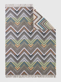 Chevron Throw - Brown Multicolor