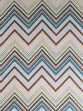 Chevron Throw - Brown Multicolor