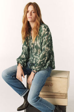 Blouse Menaelle - Kaki