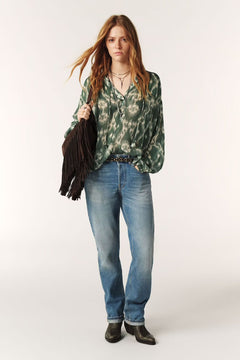 Blouse Menaelle - Kaki