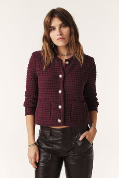 Cardigan Gaspard - Bordeaux