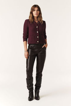 Cardigan Gaspard - Bordeaux