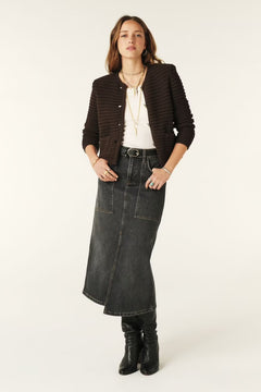 Cardigan Gaspard - Chocolat