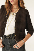 Cardigan Gaspard - Chocolat