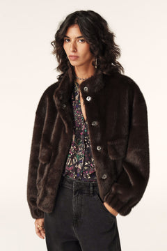 Coat Paros - Chocolat