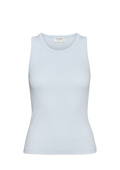 Pia Rib Singlet - Light Blue