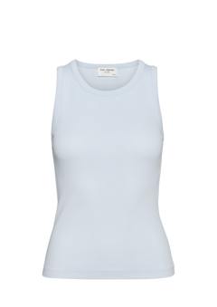 Pia Rib Singlet - Light Blue