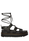 Nartilla Hydro Lace Up Gladiator Sandals - Black