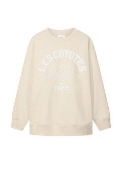 Mascot Logo Sweatshirt - Cream