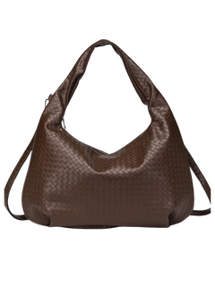 Peony Hobo Bag - Dark Brown
